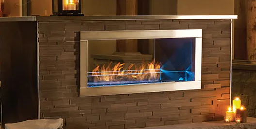 Napoleon Galaxy 48 Outdoor See-Thru Natural Gas Fireplace (GSS48STNE) GSS48STNE